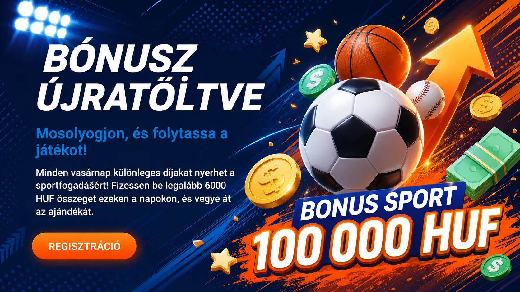 Mostbet sport bónusz promóció 100 000 HUF értékkel